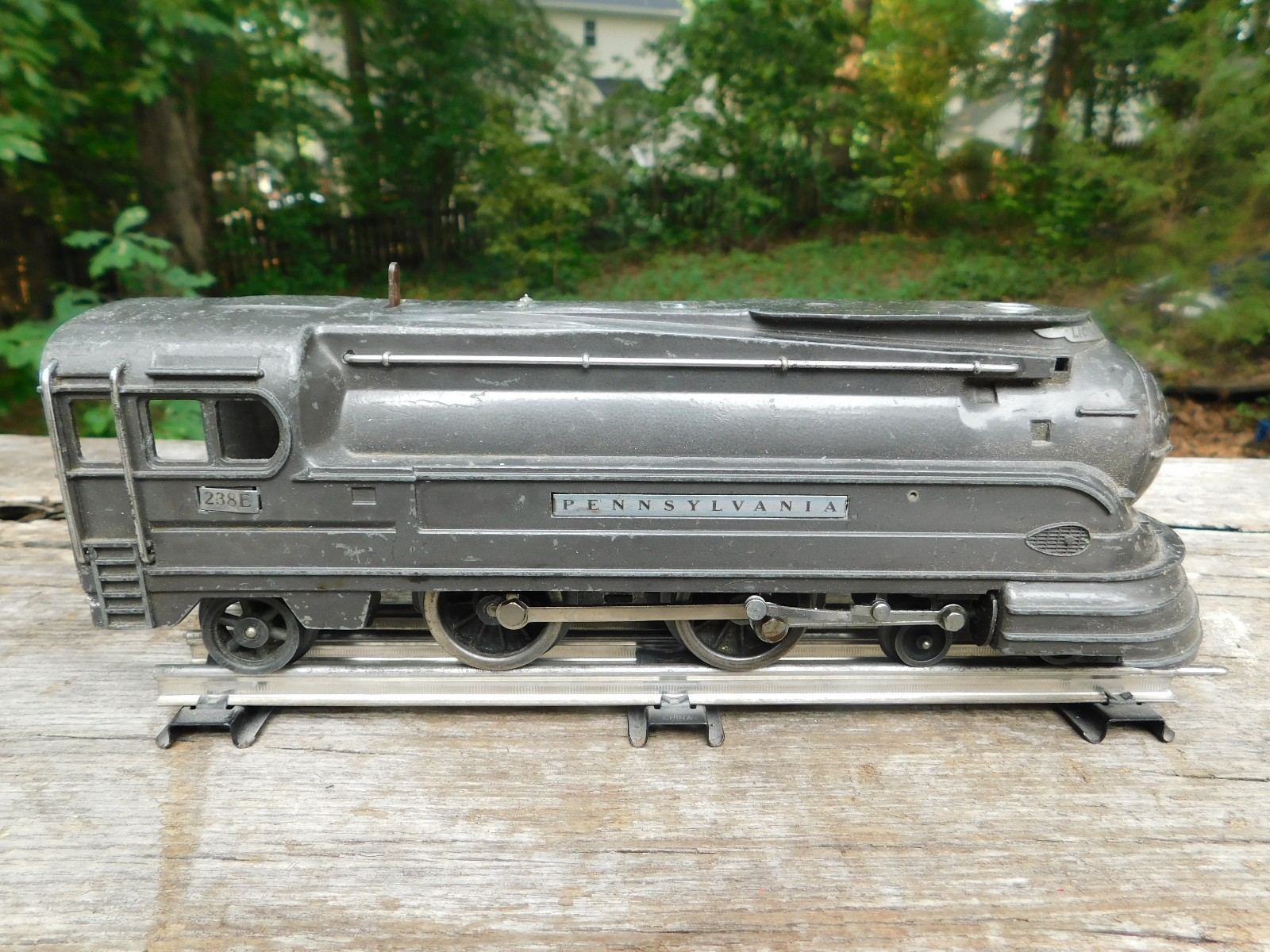 238E Pennsylvania Lionel O Gauge Pre War Streamline Torpedo Steam Locomotive