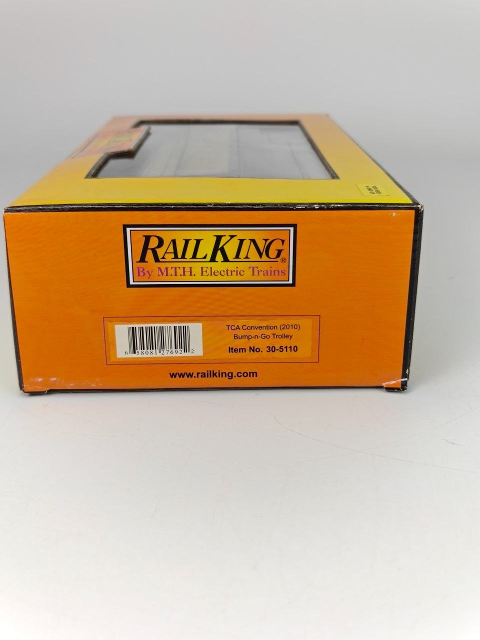 Rare MTH RailKing TCA 2010 Bump-n-Go Trolley Camden Street 2010 O Gauge Tested
