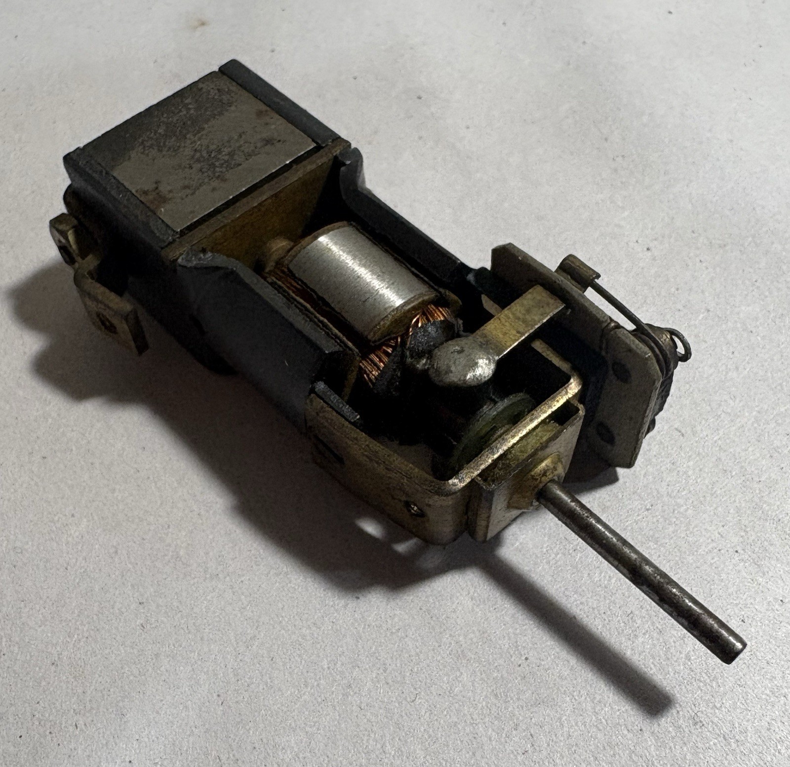 Vintage KTM Japan O Scale Brass Locomotive Heavy Duty Per-Mag 7-Pole DC Motor