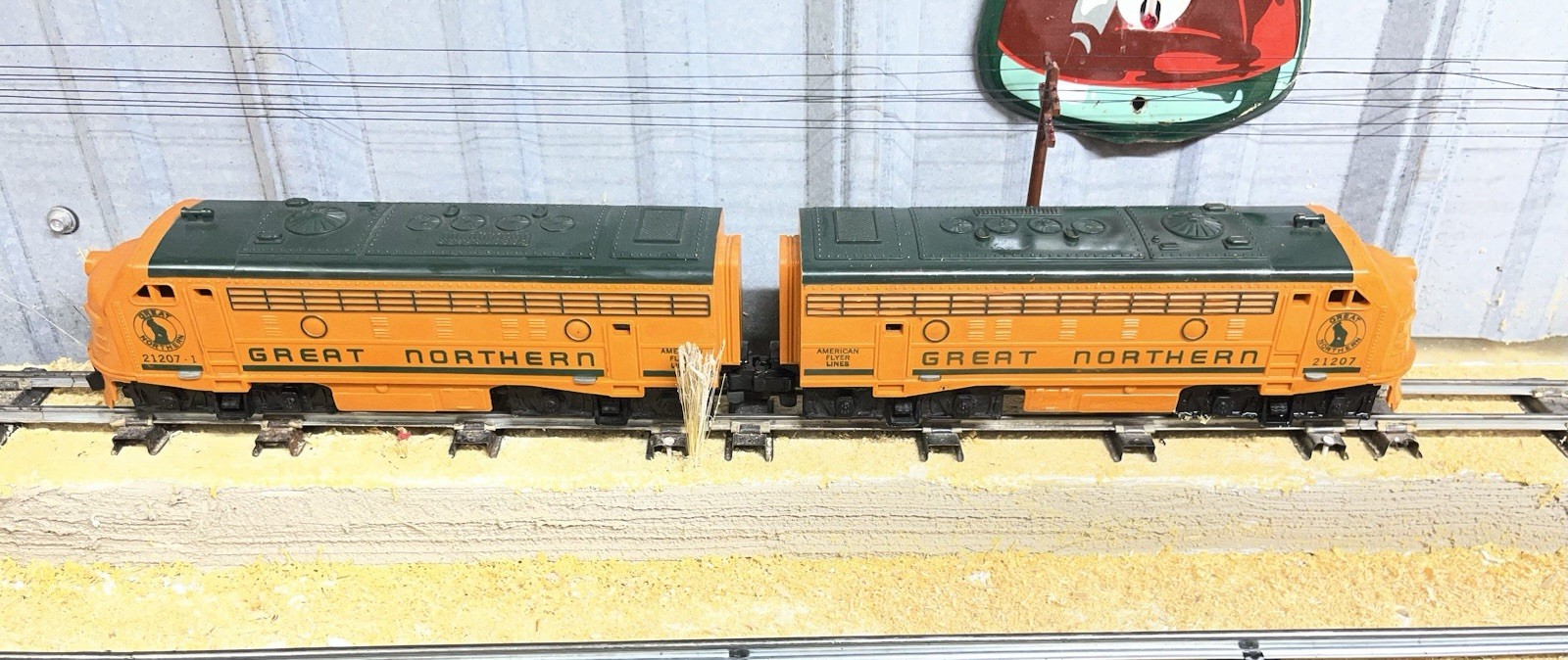 American Flyer 21207,21207-1 Great Northern A,A locos 1960s S gauge Tested
