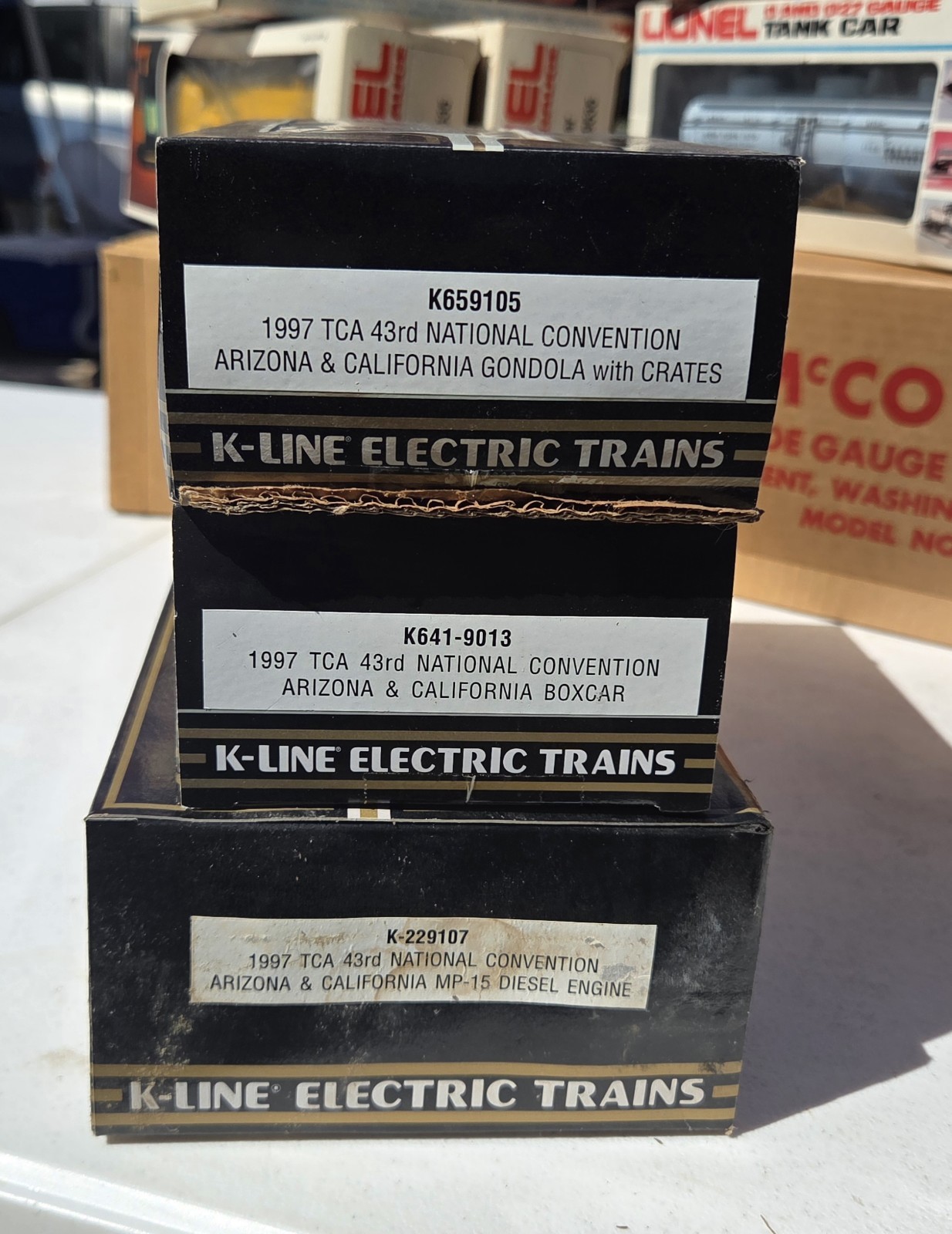 K-Line K-229107 K641-9013 K659105 TCA 1997 Arizona California Diesel Full Set