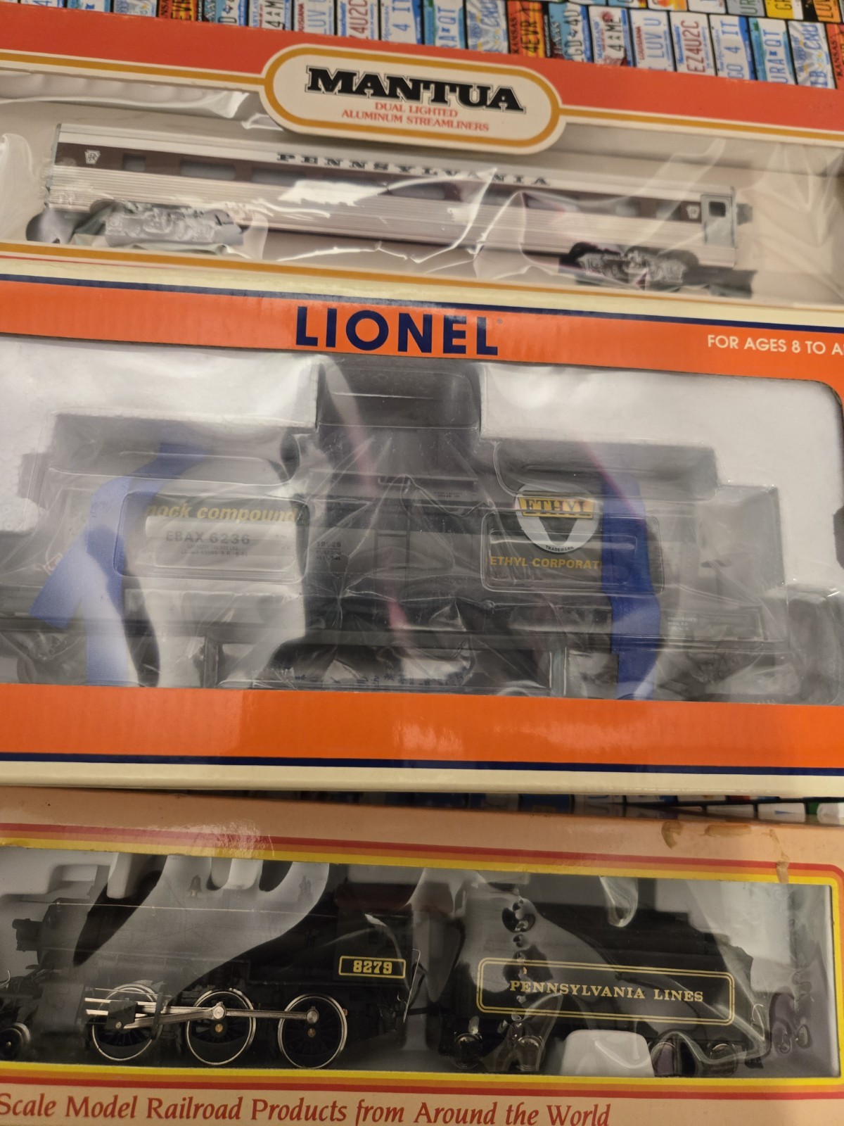M511 2-6-0 Mogul Mantua 223-20 Lionel Ethyl Tankcar Car Lot Of 3