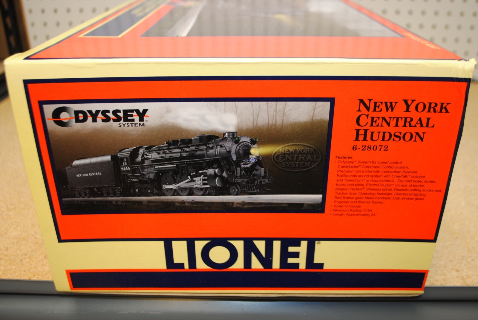Lionel 6-28072 NYC 4-6-4 J-3A Hudson #5444 Steam Loco & Tender O-Gauge TMCC
