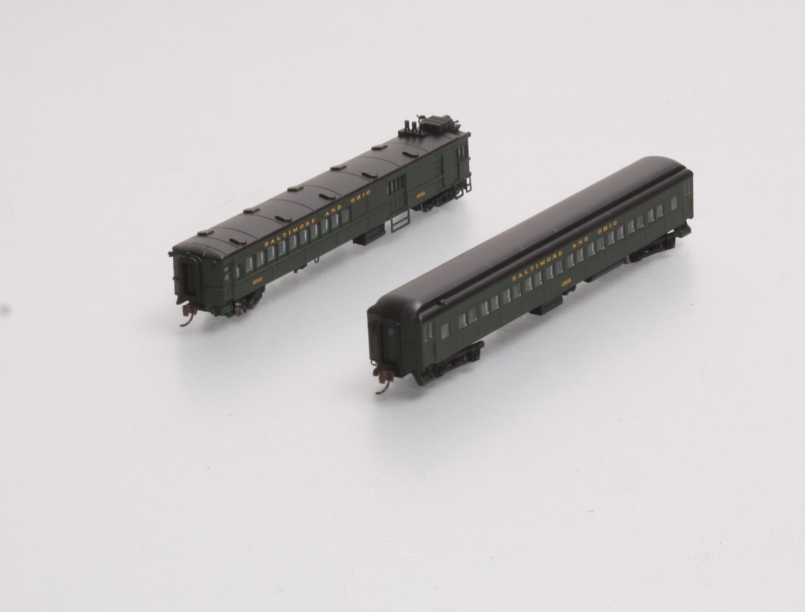Bachmann 81466 N Baltimore and Ohio EMC Electric Doodlebug & Trailer Coach (DCC)