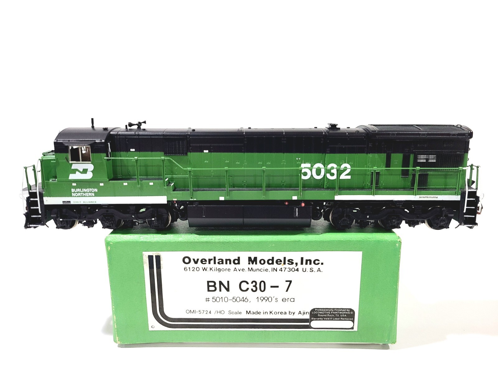 Overland OMI BN GE C30-7 Burlington Northern #5032 HO Brass Model #5724 CP