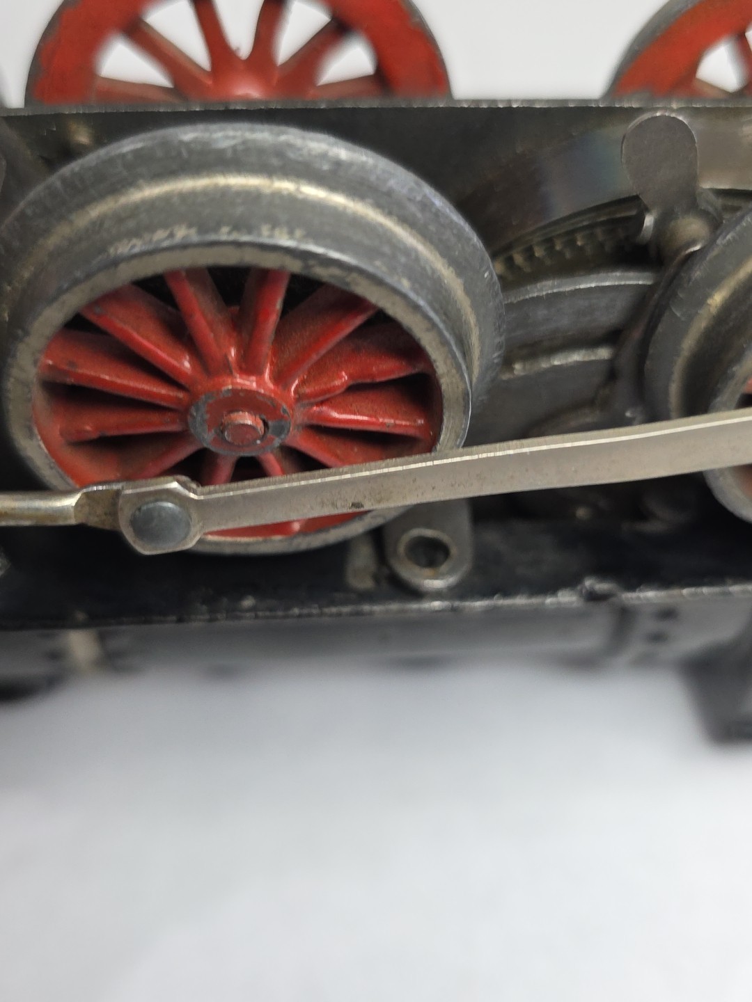As Is Prewar Bing O Gauge Cast Iron Steam Loco Train Wind Up Tin Litho Tender