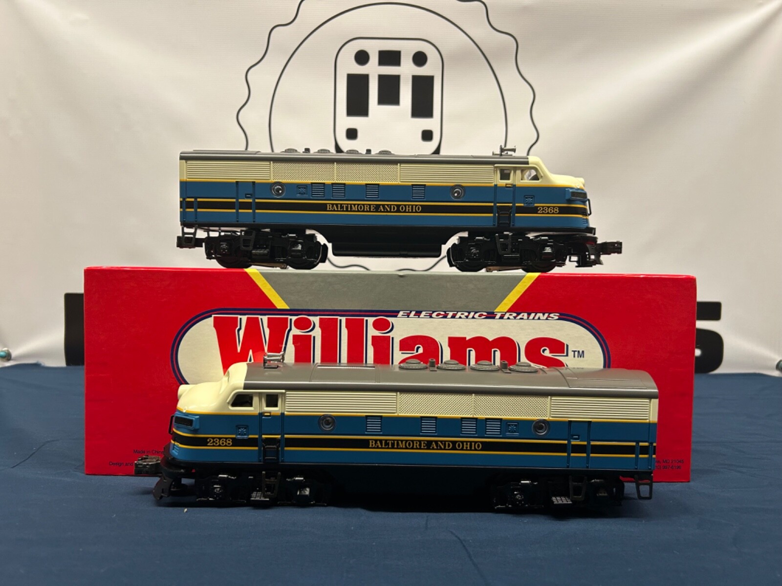 Williams Repro Baltimore & Ohio F-3 AA Diesel Engine Set w/ True Blast 2