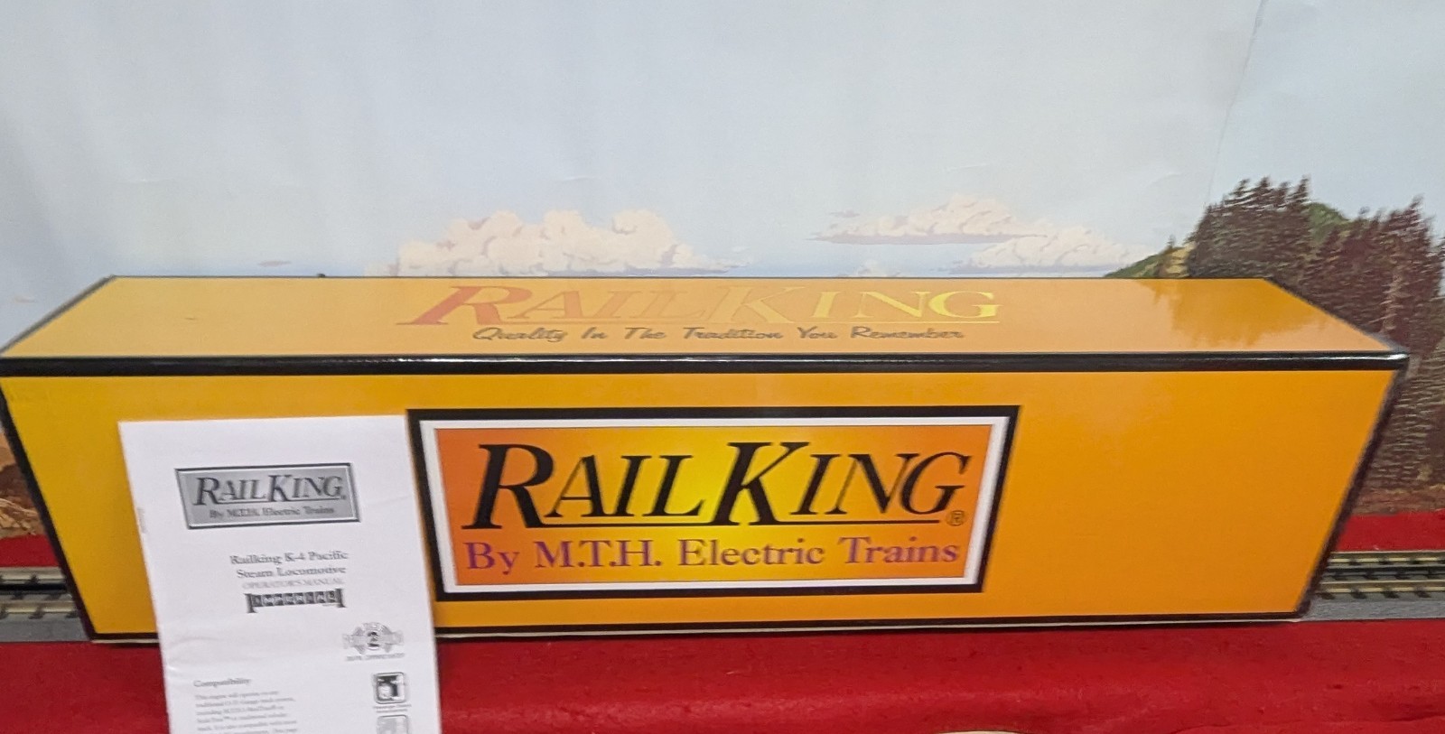 RAIL KING MTH O PRR 4-6-2 K-4 PACIFIC STEAM ENGINE 30-1550-1E PS2