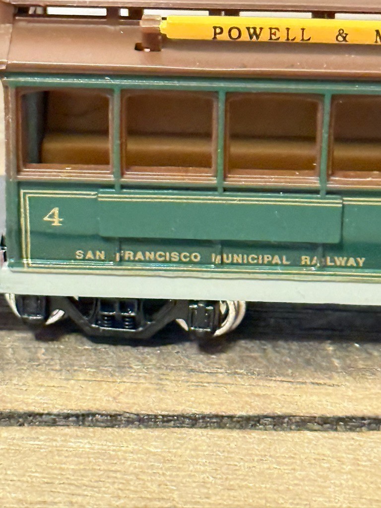 Unbranded 2 Classic Streetcars Set Powell & Mason + Desire St Die-Cast Models