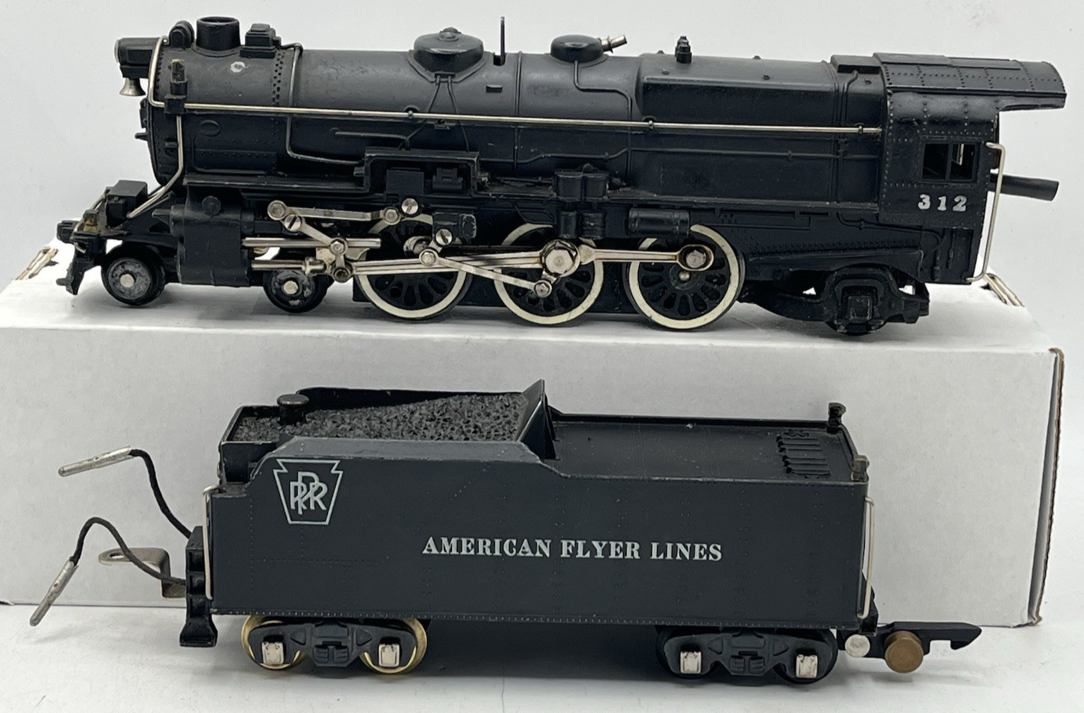 1948/’49 Gilbert American Flyer S Gauge 312 Smoke-in-Tender Pacific Loco/Tender