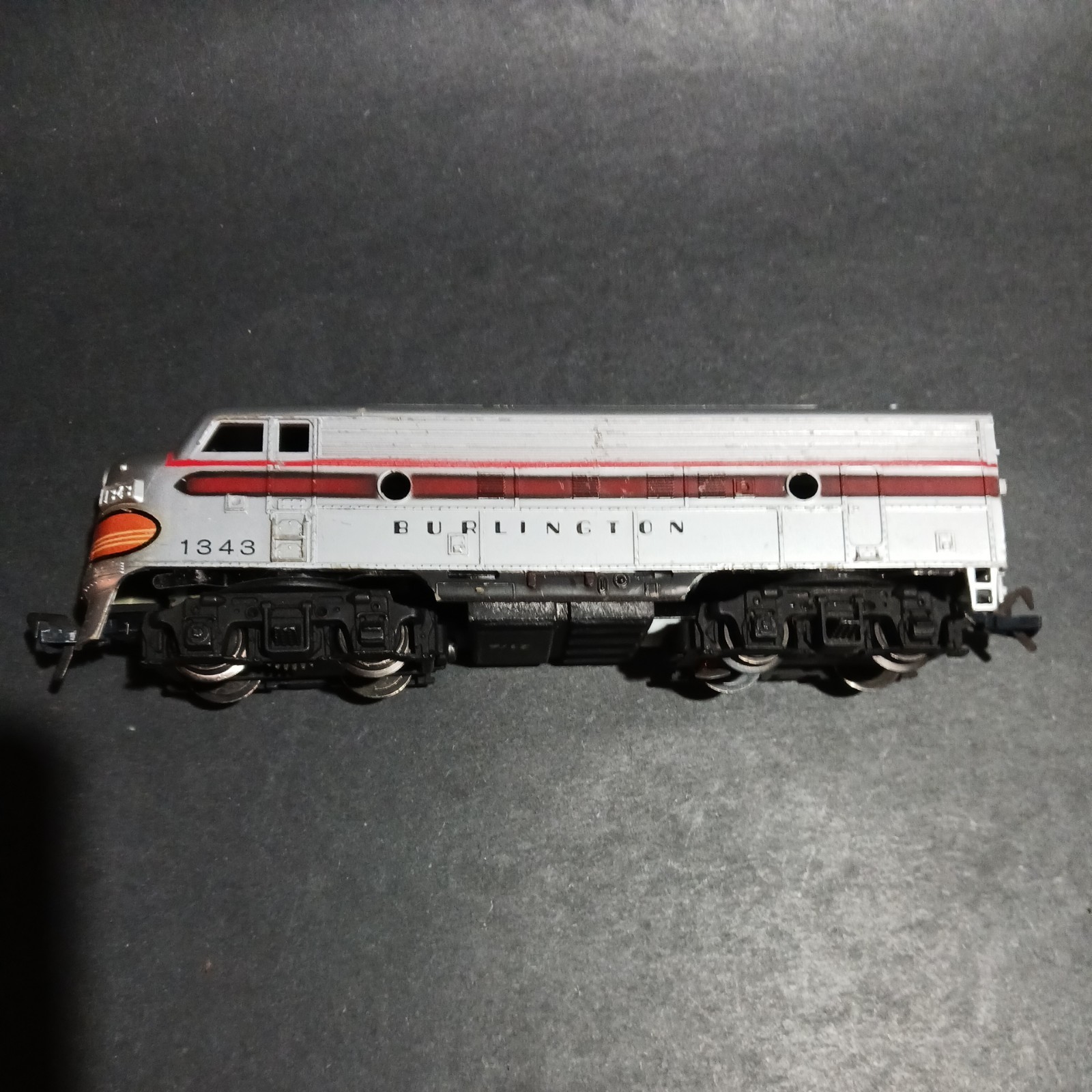 Fleischmann HO Scale Diesel Locomotive Burlington 1343 Tested Runs