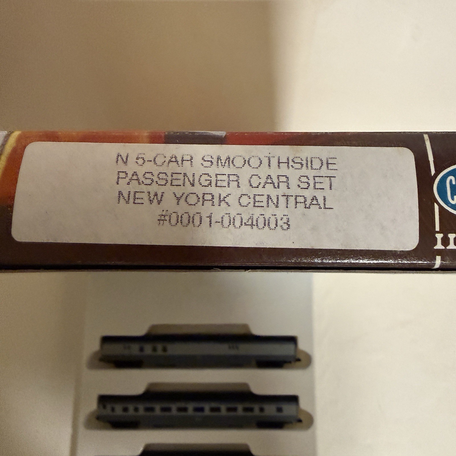 Con-Cor N Scale 5 Car Smoothside Passenger Car Set New York Central 0001-004003