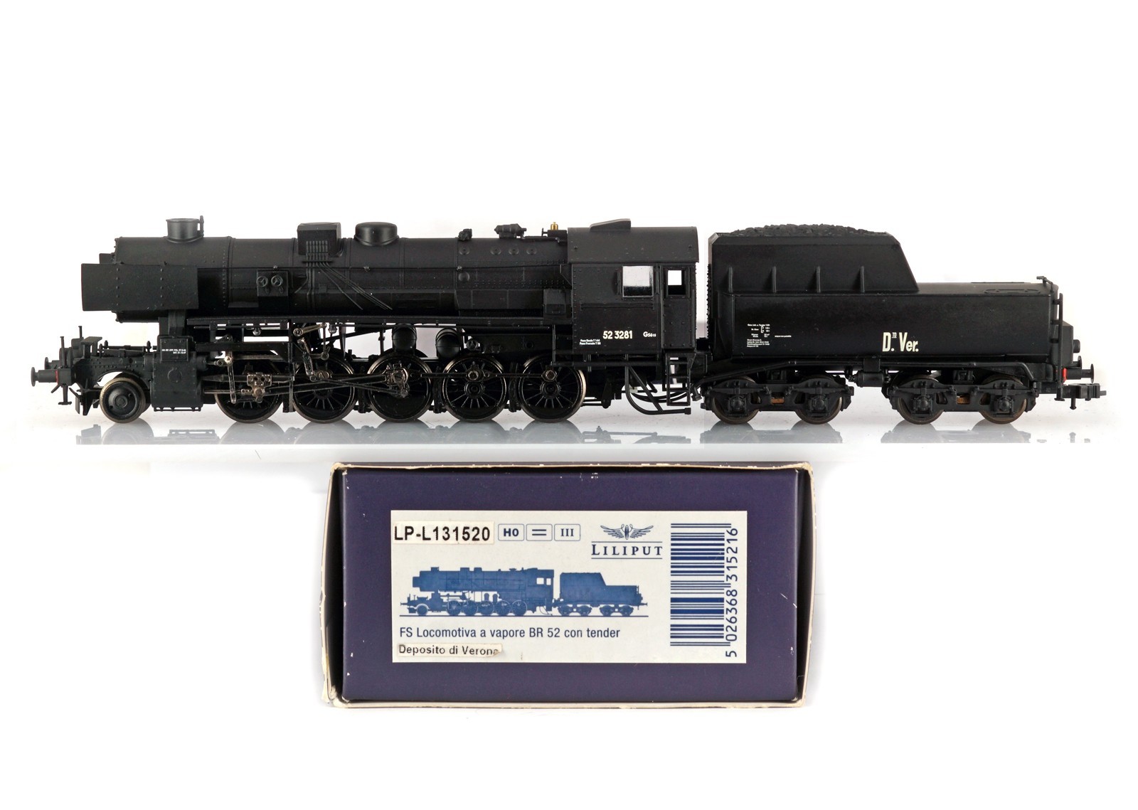 LILIPUT L131520 HO H0 FS BR52 3281 Deposito di Verona , Limited Edition , NEW