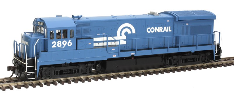 Atlas HO Scale GE U33B (Standard DC) Conrail/CR (Blue/White) #2932