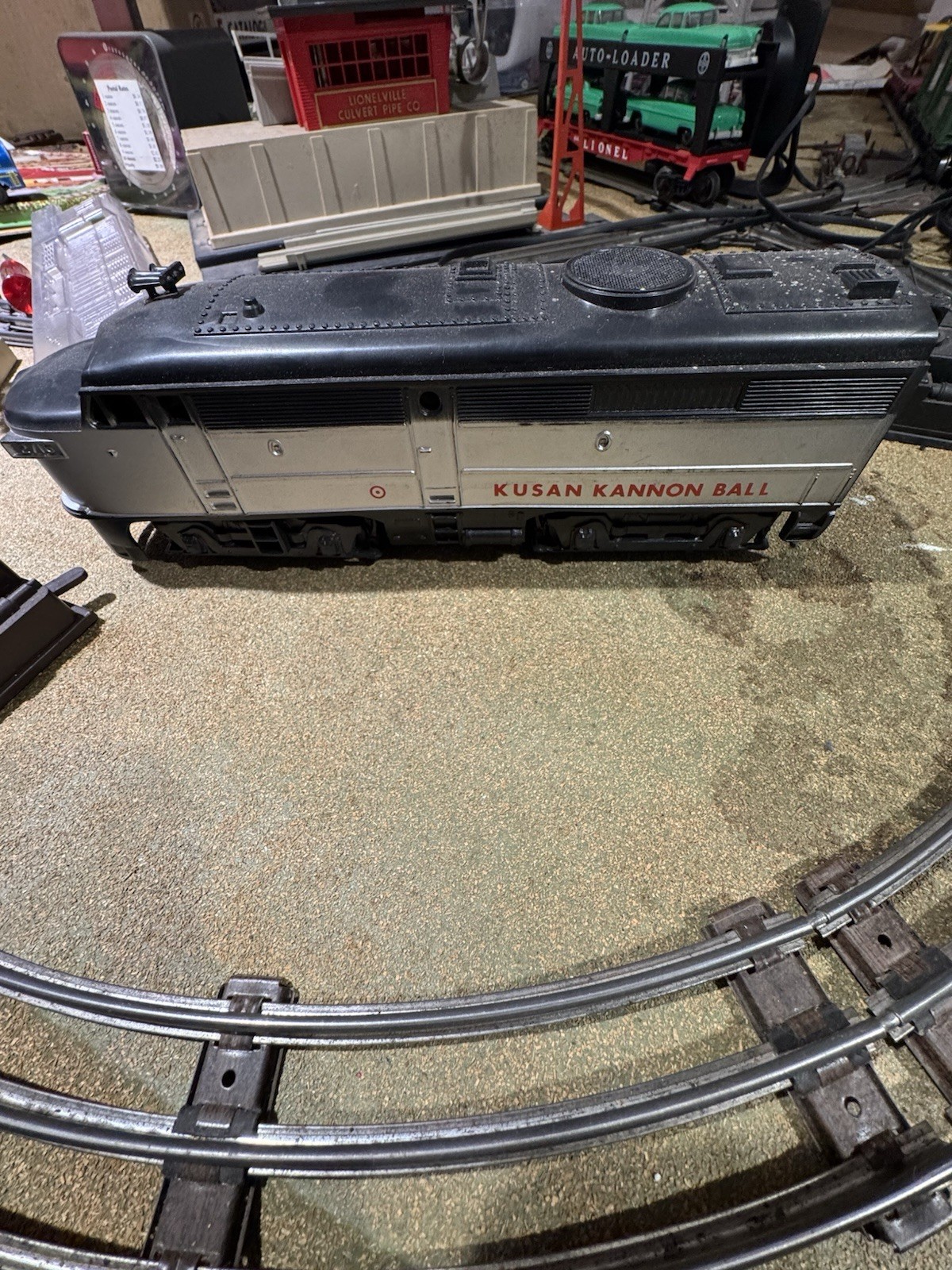 RARE Kusan KMT Kannon Ball Alco Diesel Locomotive Dummy Unit Needs Coupler