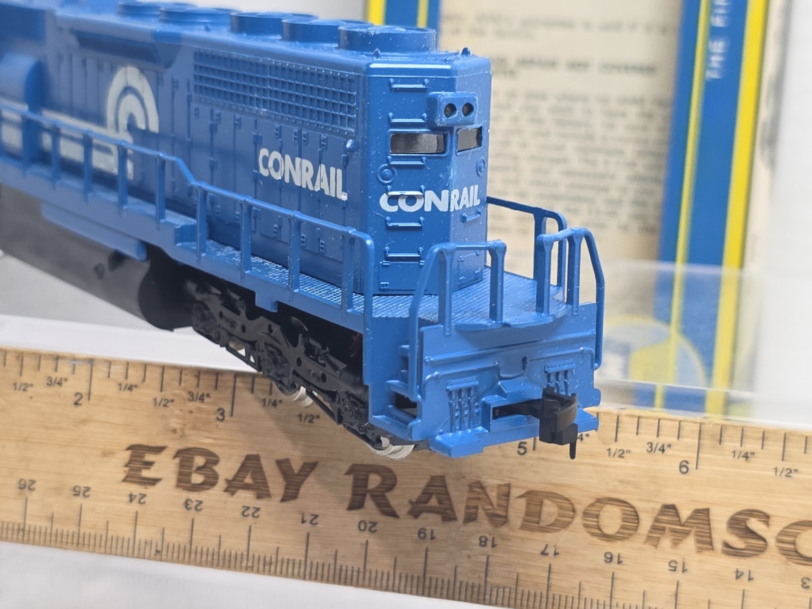 AHM HO Scale 5030-03 Conrail 6297 EMD SD-40 Diesel Loco Runs As Is Read Des