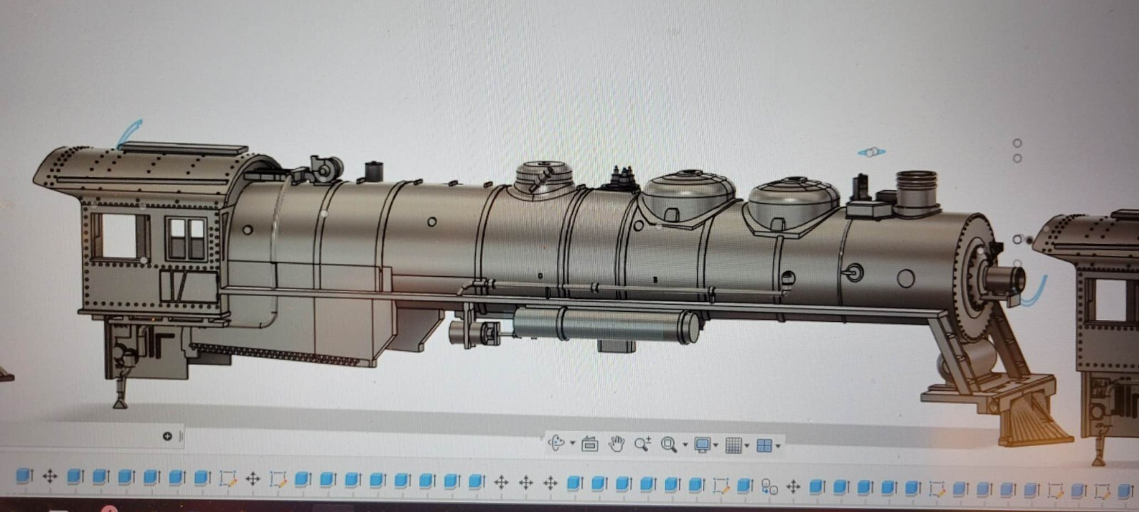 n-scale santa fe 3800 class 2-10-2 3d printed shells