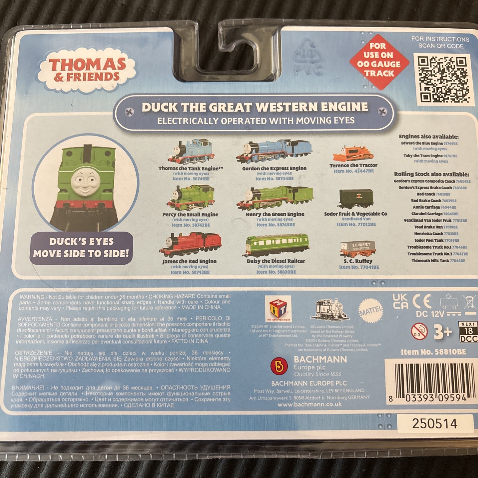 Bachmann Thomas and Friends Duck HO/OO Scale