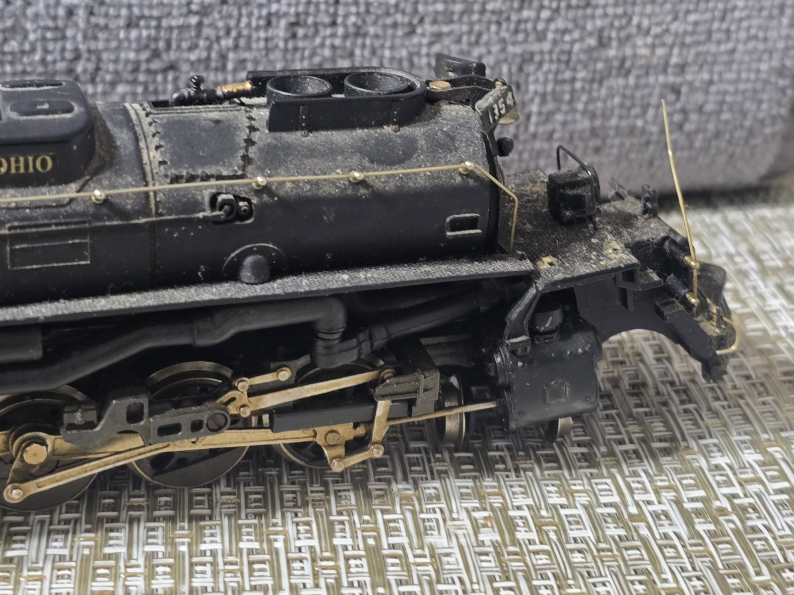 Rivarossi MadeinItaly Vintage HO B&O Steam Locomotive1854 w/RioGrandeTender 9570