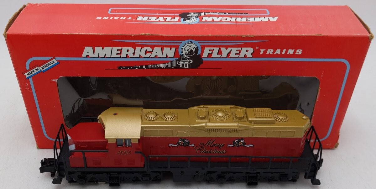 American Flyer 6-48016 S Scale Christmas GP-20 Diesel Engine #1225 EX/Box