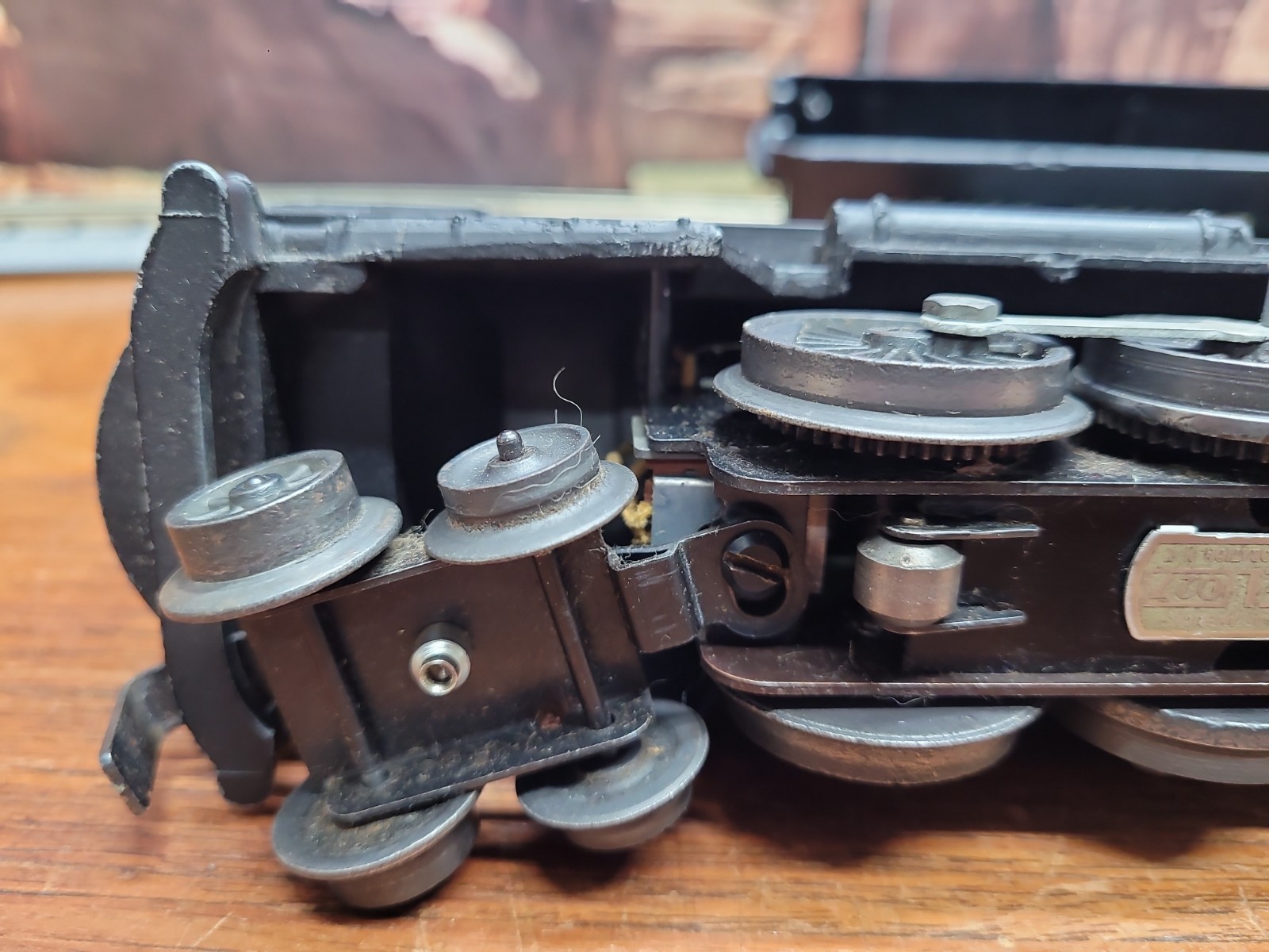 Lionel O Gauge 2-6-4 2026 Steam Locomotive And Tender For Parts Or Repair