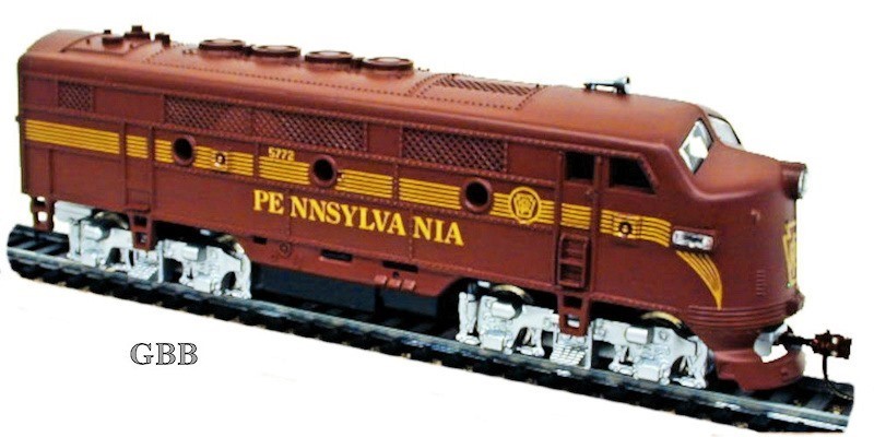 HO 1:87 Scale PENNSYLVANIA F2-A DIESEL Model Power New in Box 96801