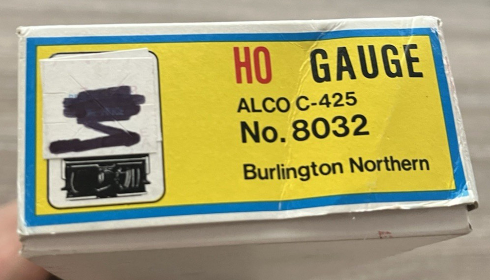 Atlas 8032 Burlington Northern Alco C-425 Diesel #4258 HO Scale Non-Running