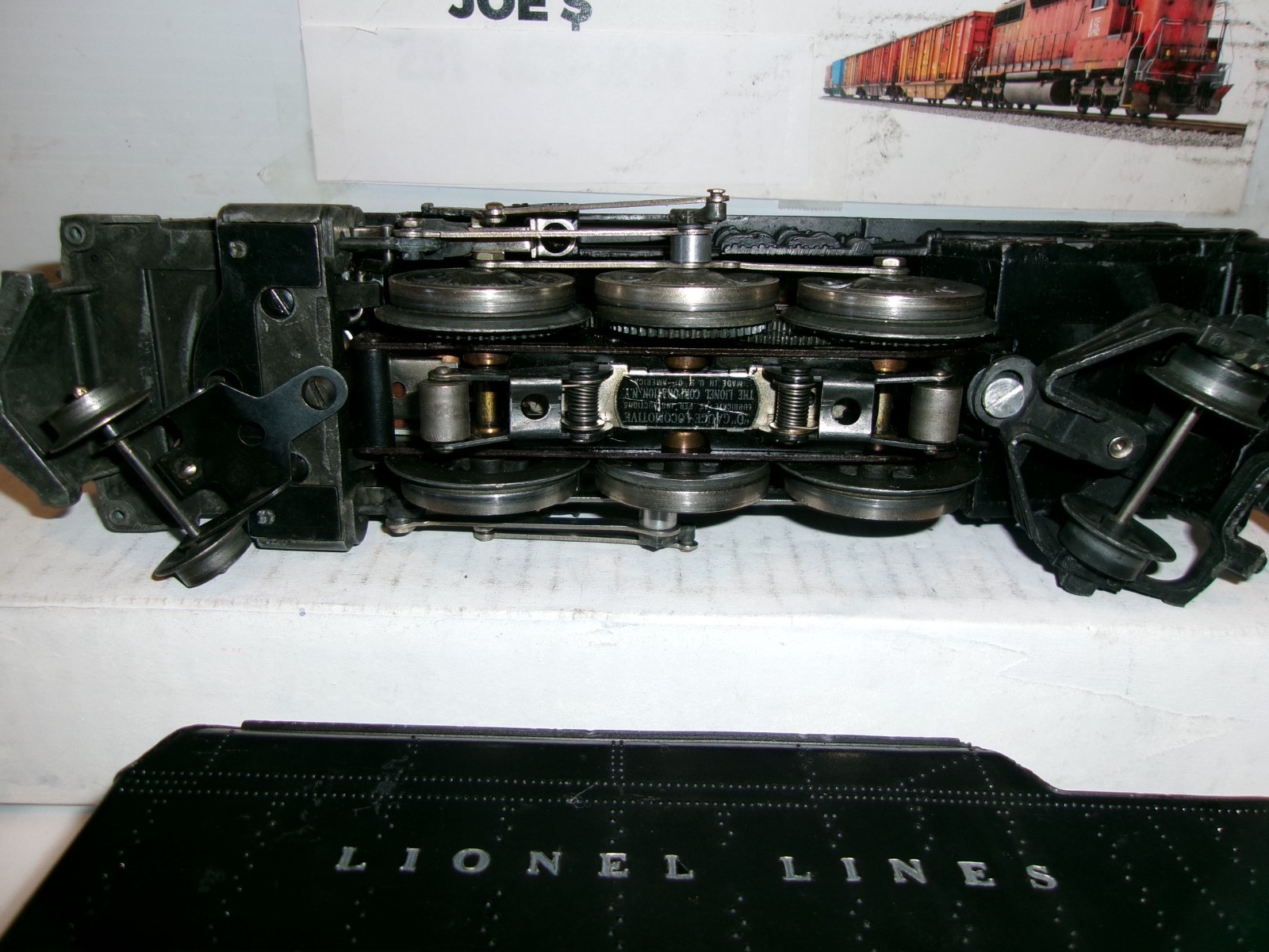 YORK SPECIAL LIONEL POSTWAR #675 2-6-2 LOCO W/#2466WX TENDER