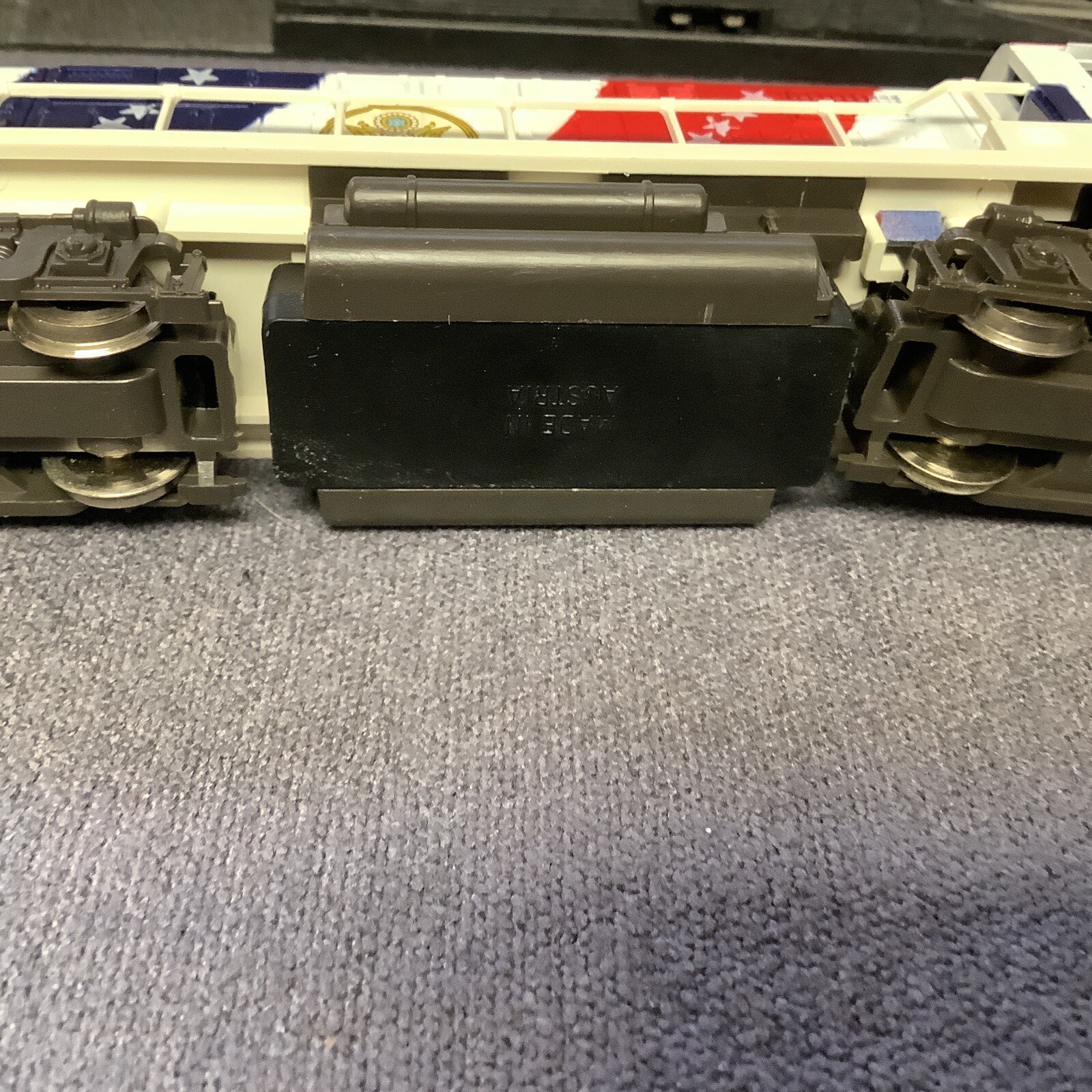 AHM HO ALCO CENTURY 424 5015 SPIRIT OF 1776 LOCOMOTIVE & CABOOSE Used Wrong Box