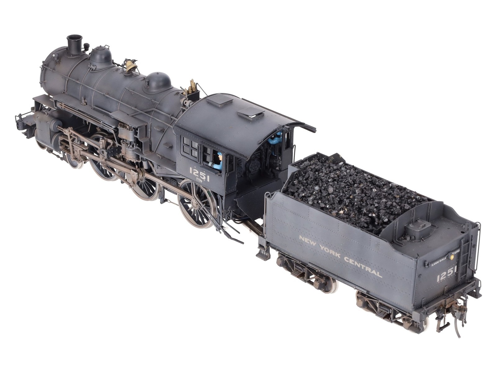 Precision Scale Co. 16265-1 O Brass NYC 4-6-0 Steam Loco & Tender #1251 2R – CP