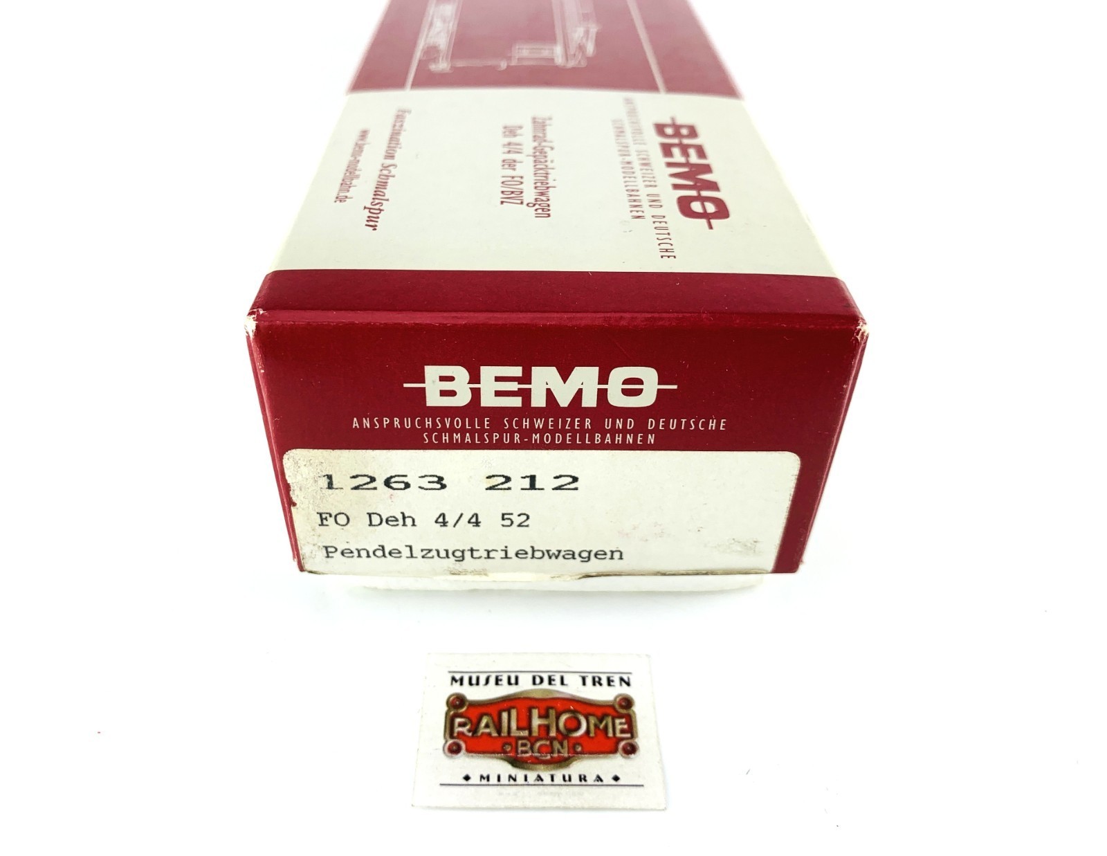 PR33 – BEMO H0m 1263 212 – FO Deh 4/4 52 PENDELZUGTRIEBWAGEN – ANALOGUE DC