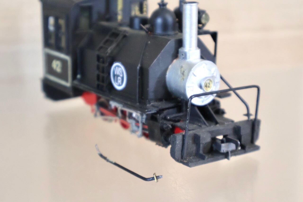 KIT SCRATCH BUILT ROCO O-16.5 WSLR 0-6-0 NARROW GAUGE LOGGING LOCOMOTIVE 42 ol