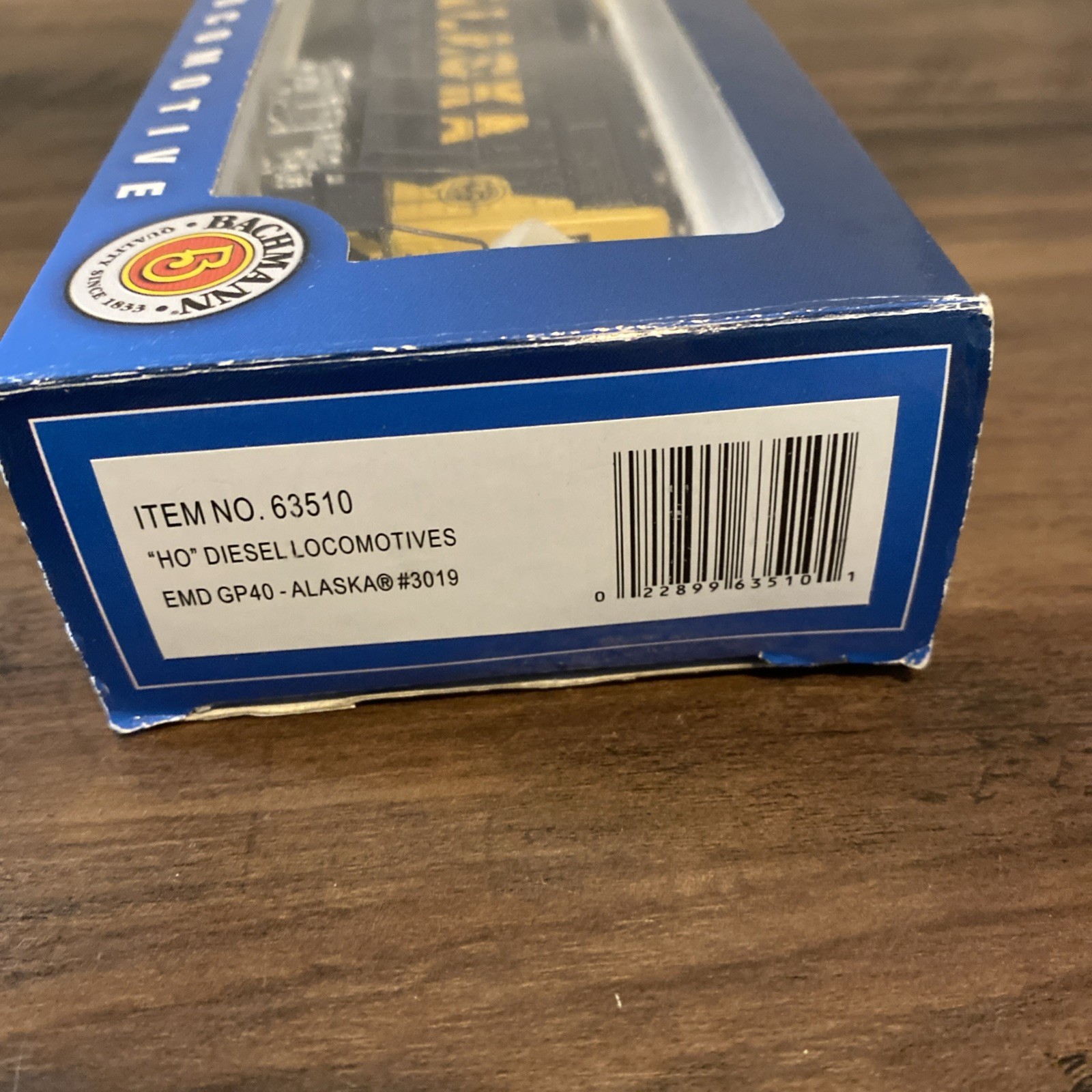 BACHMANN HO 63510 EMD GP40 DIESEL ALASKA 3019