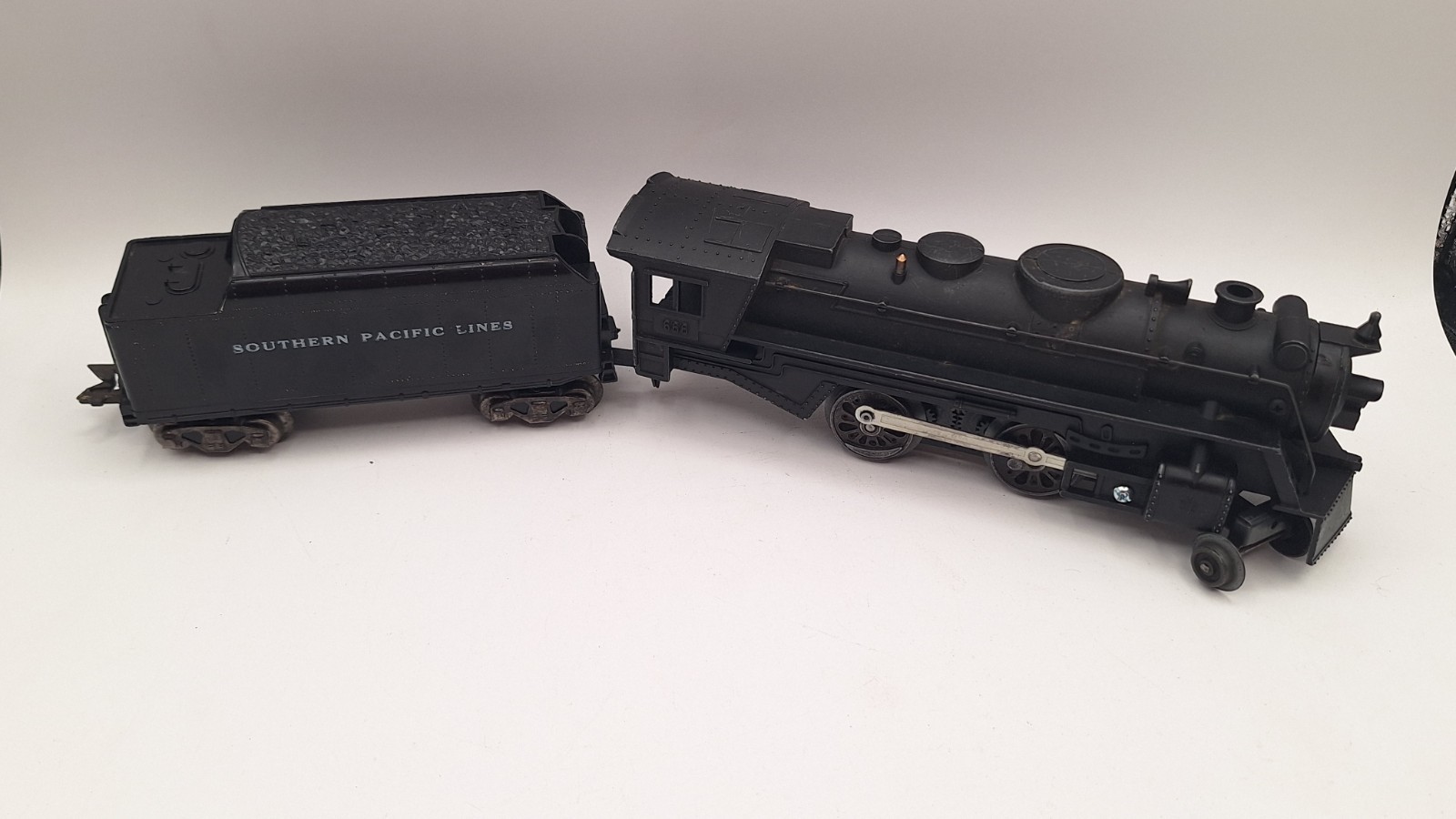 Vintage Marx O Gauge locomotive 666 DieCast W Tender SP Tested