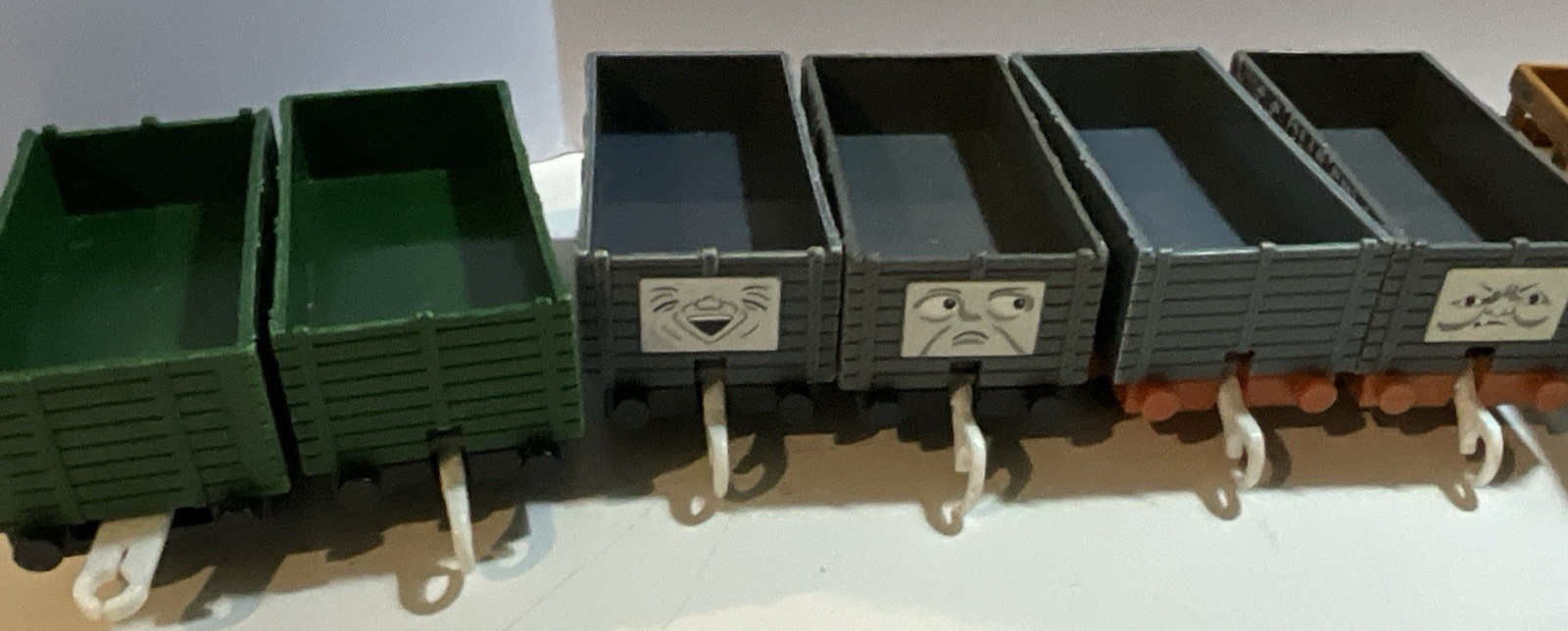 Thomas & Friends Mattel Trackmaster Trouble Trucks Train Tender Car Pcs 10 VTG