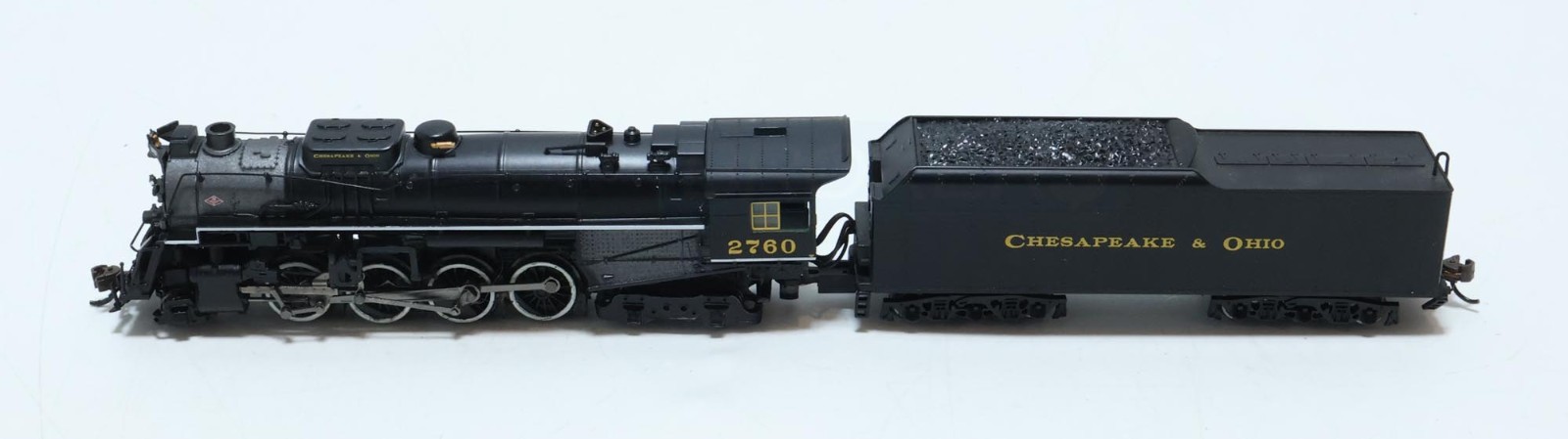 Bachmann Chesapeake & Ohio #2760 2-8-4 Locomotive & Tender DCC N Scale