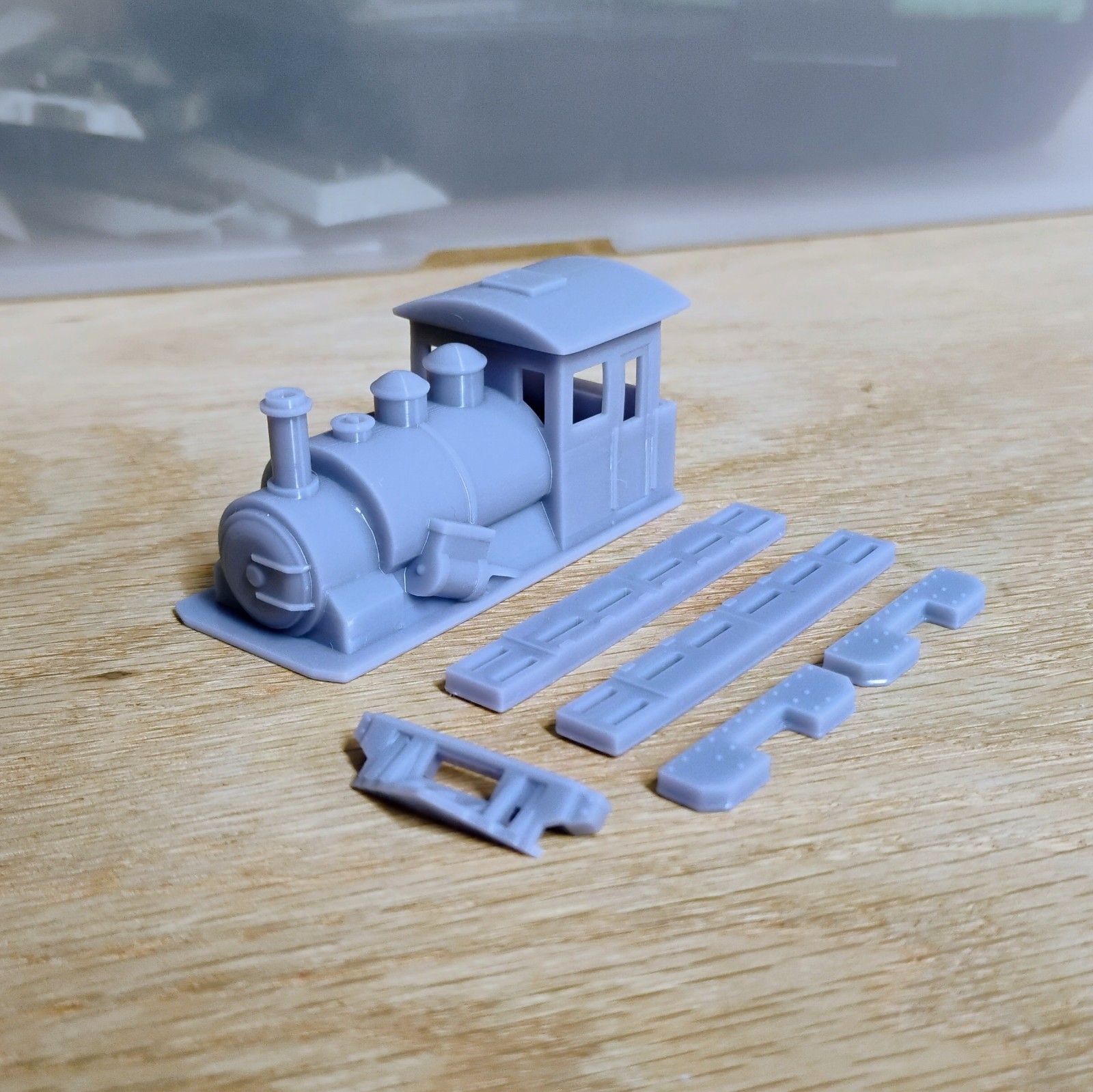 HOn30 CLIMAX STEAM LOCO kit #2. For Kato 11-109/105 chassis. RESIN 3D print.