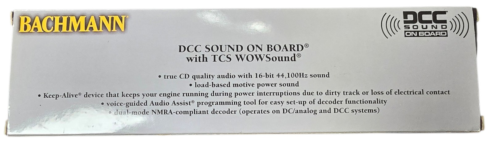 Bachmann 67404 Amtrak Flag Siemens ACS-64 DCC Sound HO Loco Open Box