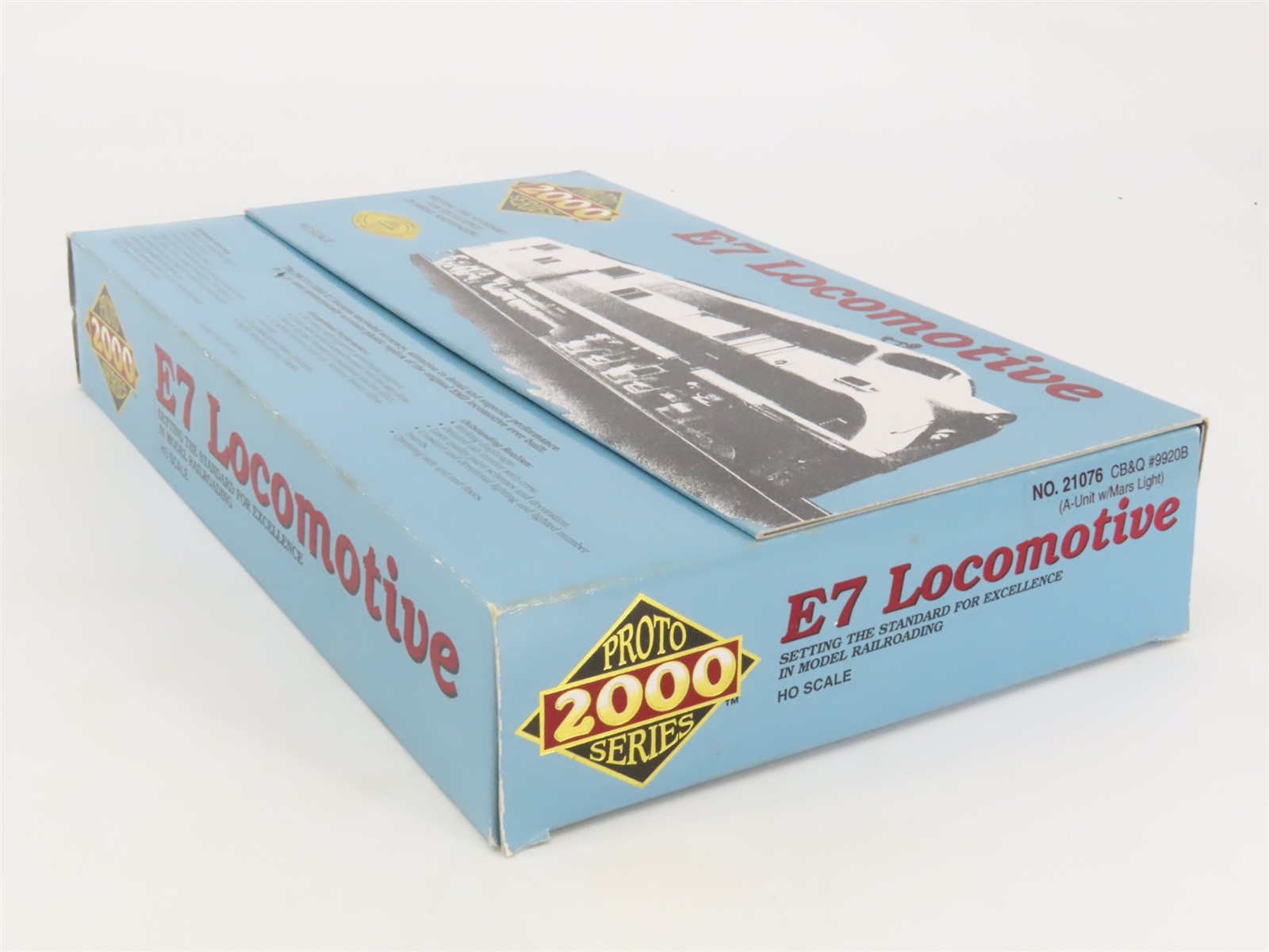 HO Proto 2000 21076 CB&Q Burlington Route EMD E7A Diesel #9920B – DCC Ready