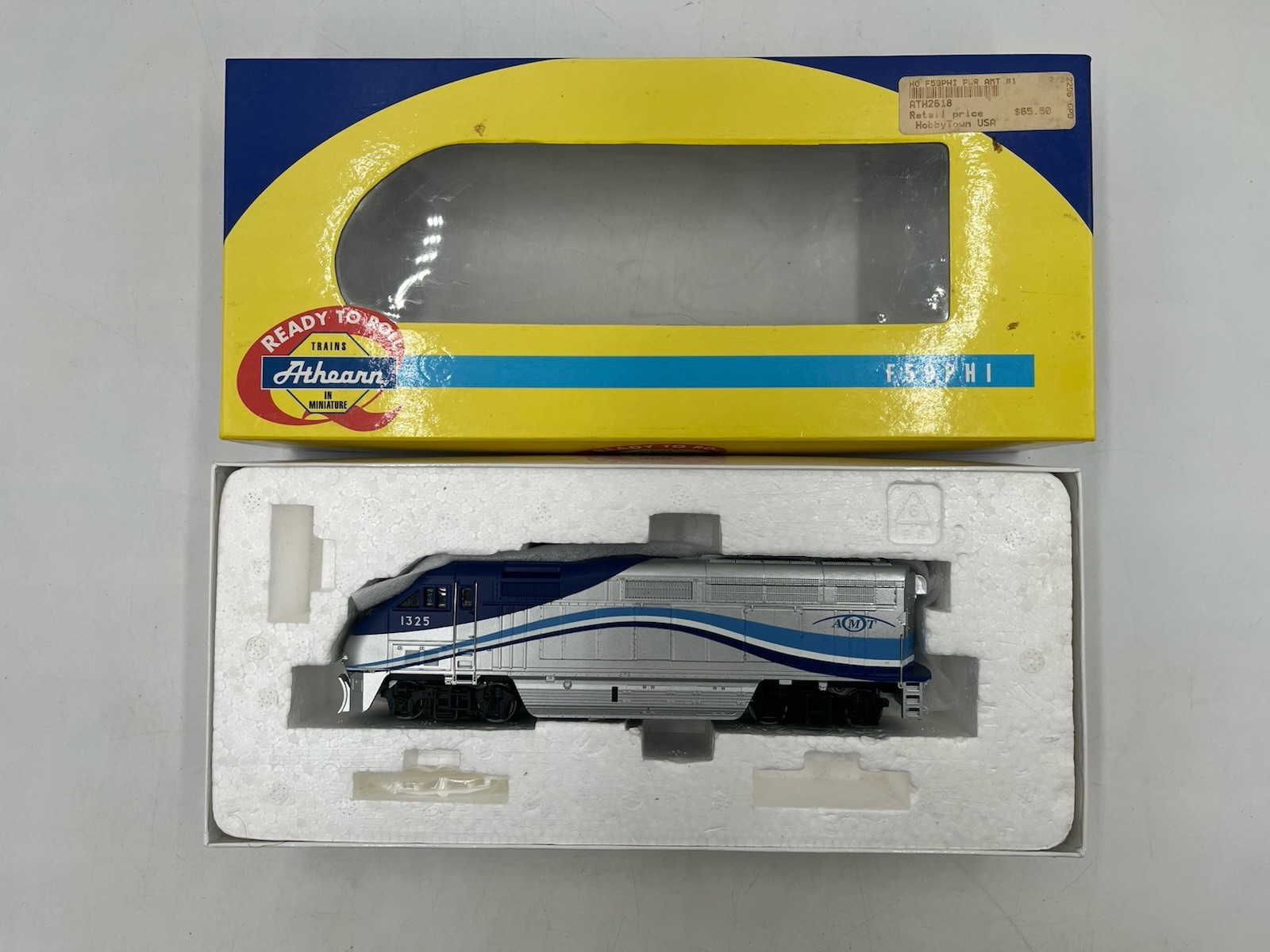 Ho Scale Athearn 2618 AMT F59PHI Powered Locomotive 1325