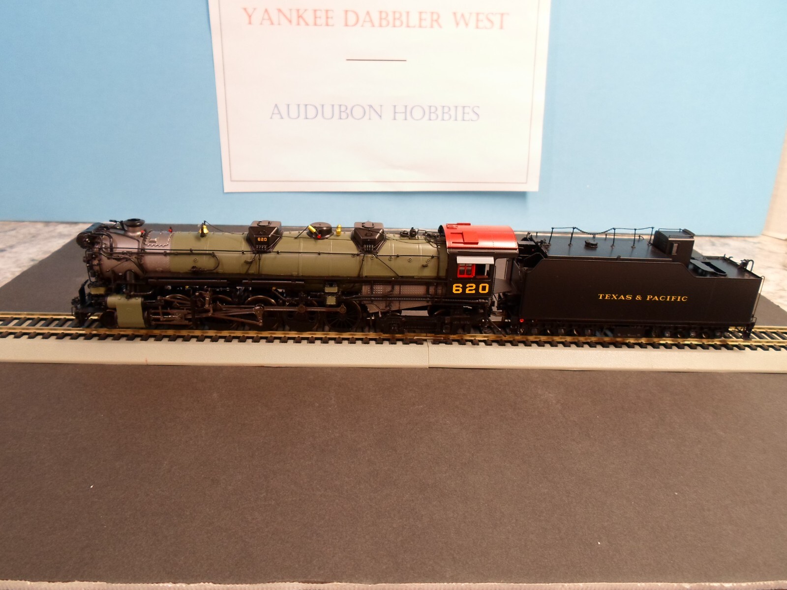 Glacier Park Models T&P I-1-ar Class 2-10-4 #620 Green Boiler Modernized, 1950’s