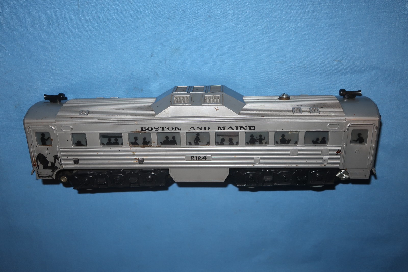 Marx #2124 Boston and Maine Budd Car. Modified. Runs well