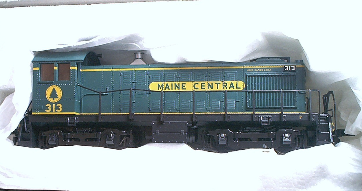 ATLAS No. 8753 HO SCALE POWERED MAINE COAST LINE ALCO S-4 DIESEL ROAD# 313 IN OB