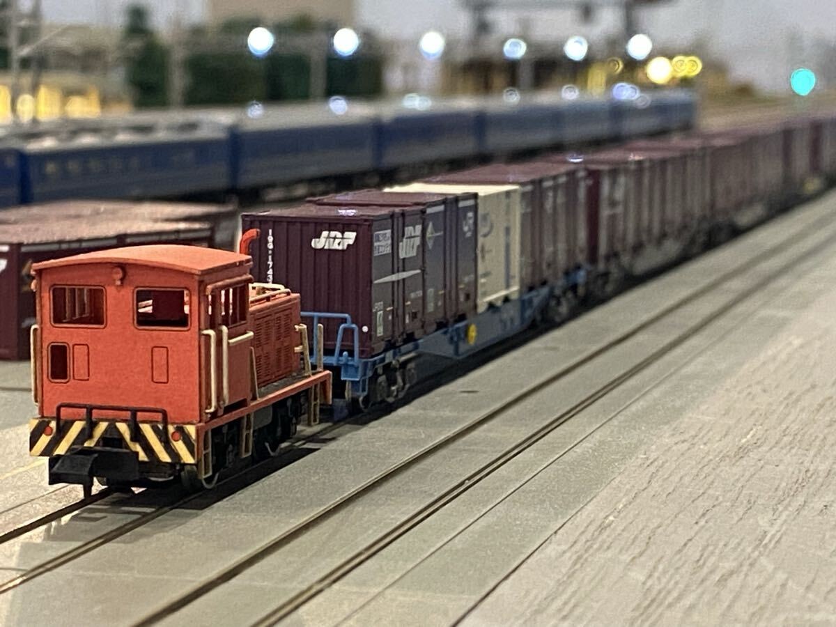 KIHA Kobo B-21 20t Industrial Locomotive Shunting Locomotive Color Paper Kit
