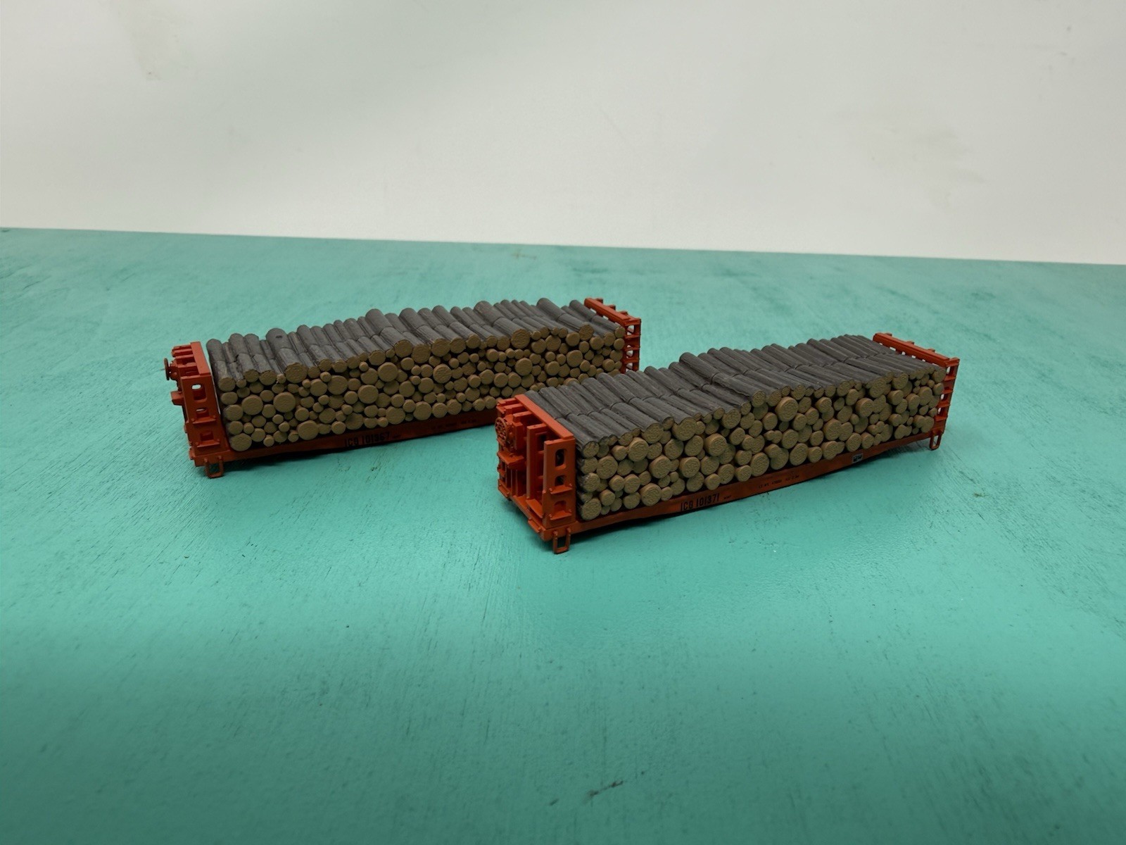 Atlas N – Pulpwood Flat – No Trucks/ Package – ICG Set Of 2