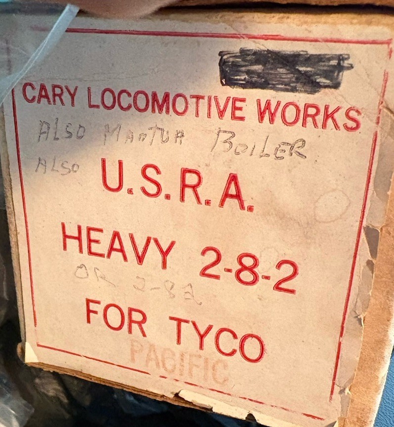 CARY LOCOMOTIVE WORKS ho USRA HEAVY 2-8-2 MIKADO LOCOMOTIVE SHELL vintage