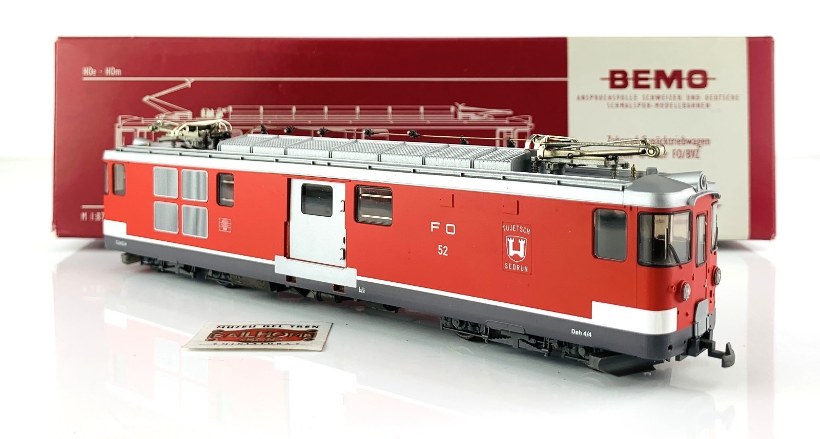 PR33 – BEMO H0m 1263 212 – FO Deh 4/4 52 PENDELZUGTRIEBWAGEN – ANALOGUE DC