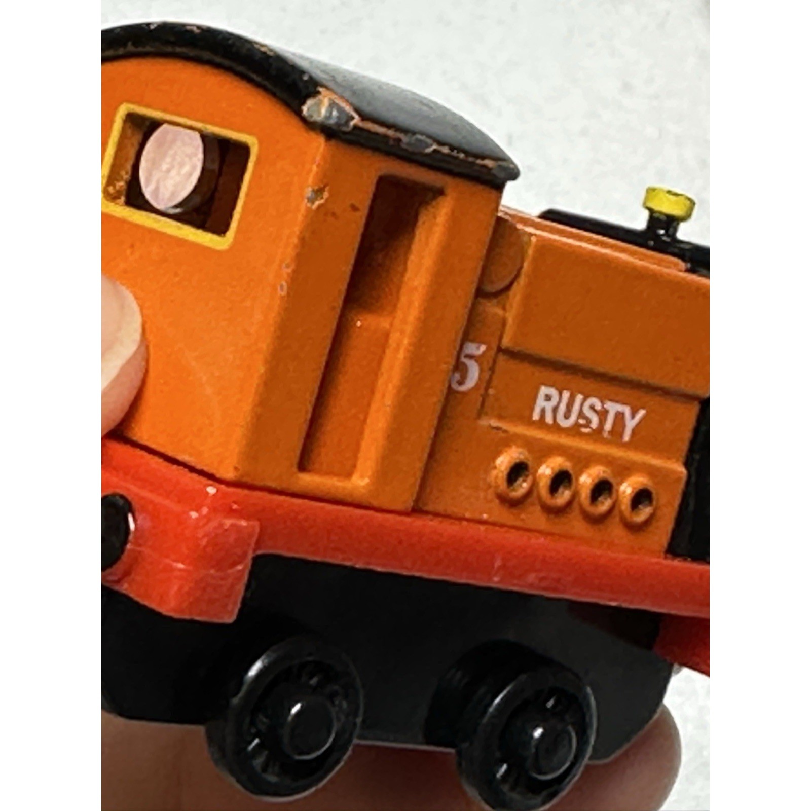 Thomas & Friends Wooden Railway Train Set Lot Percy James Rusty Sodor Paint Cars