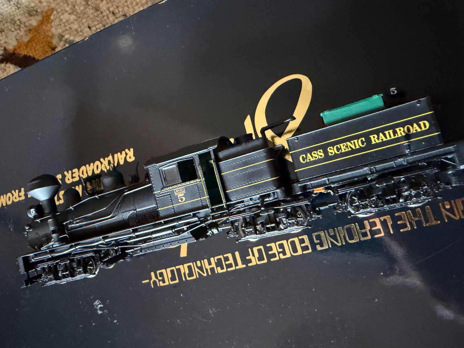 Bachmann Spectrum HO #5 80-Ton 3 Truck Shay DCC/SOUND/CURRENT KEEP/WARR/BOX # 49