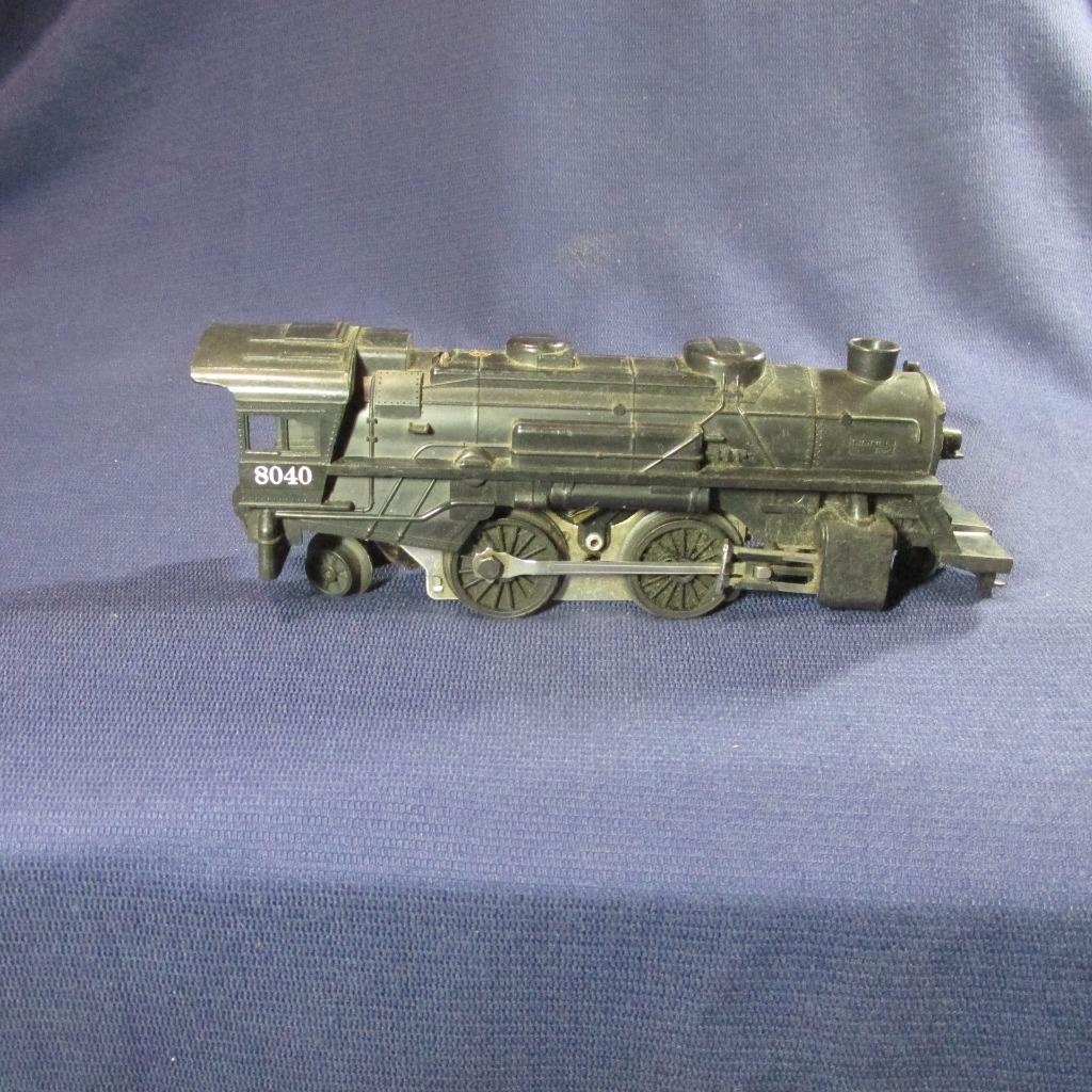 2 Vintage Lionel Locomotives 8040, 8625, Untested, Clean